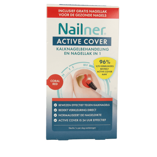Nailner Active cover red 1 Set - DrogistWereld