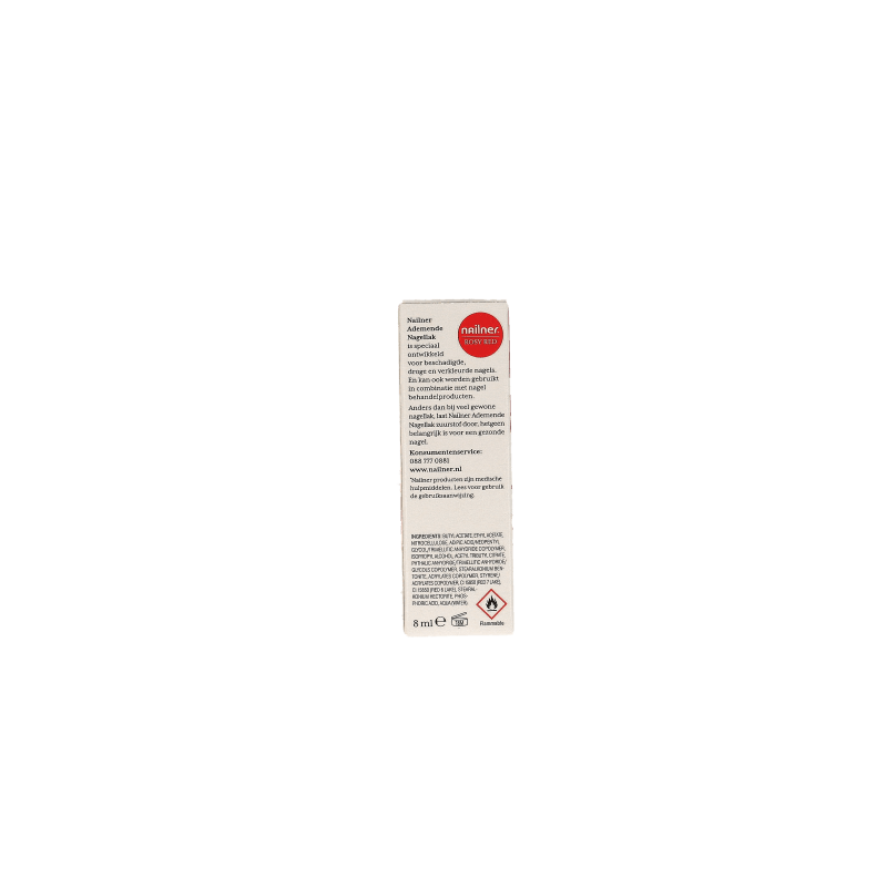Nailner Nagellak rosy red 8 Milliliter - DrogistWereld