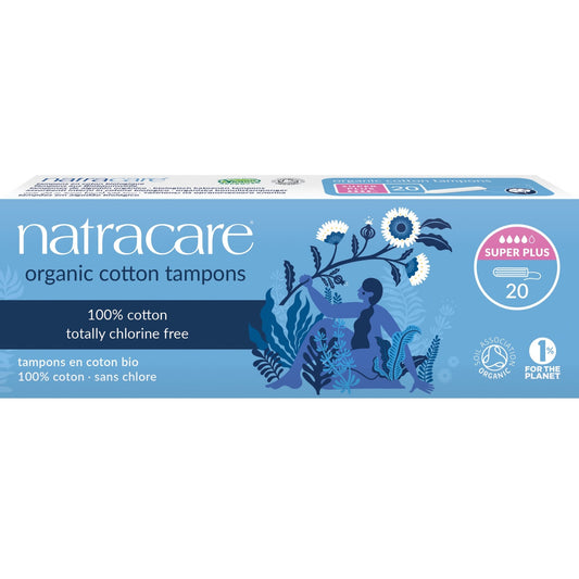 Natracare Tampons katoen super+ 20 Stuks - DrogistWereld
