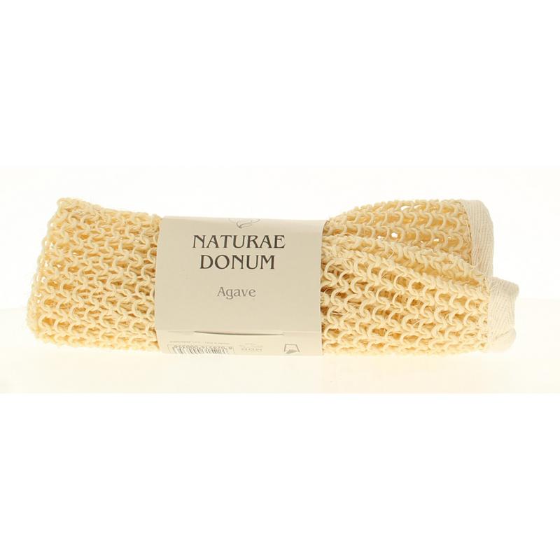 Naturae Donum Scrub handschoen 100% sisal 1 Stuks - DrogistWereld