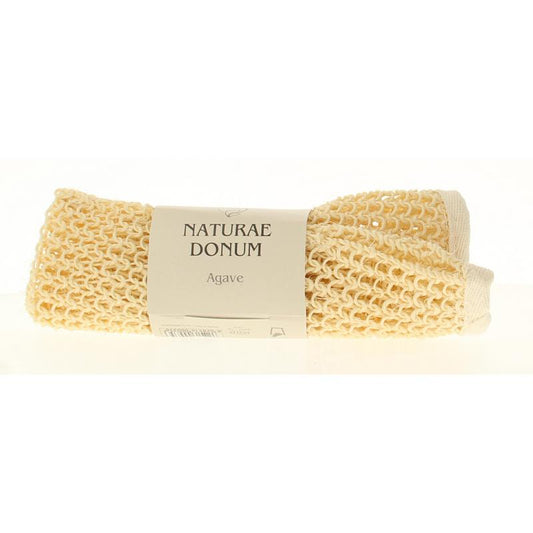 Naturae Donum Scrub handschoen 100% sisal 1 Stuks - DrogistWereld