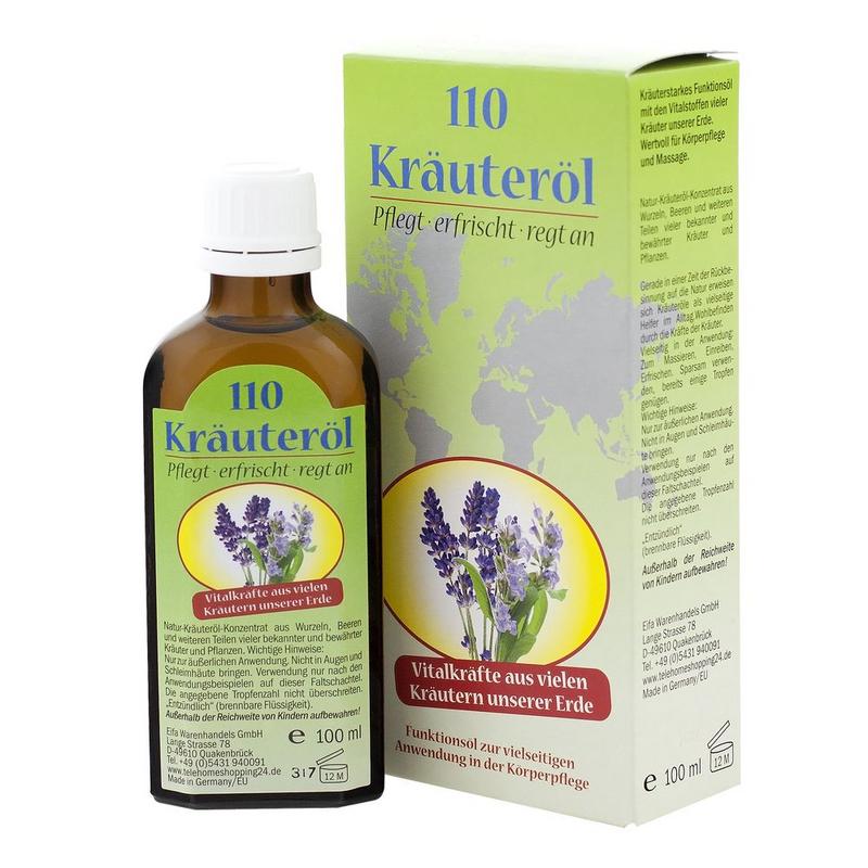 Natures House 110 Kruidenolie 100 Milliliter - DrogistWereld