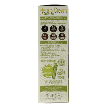 Naturtint Henna cream 3.0 dronker kastanje bruin 110 Milliliter - DrogistWereld