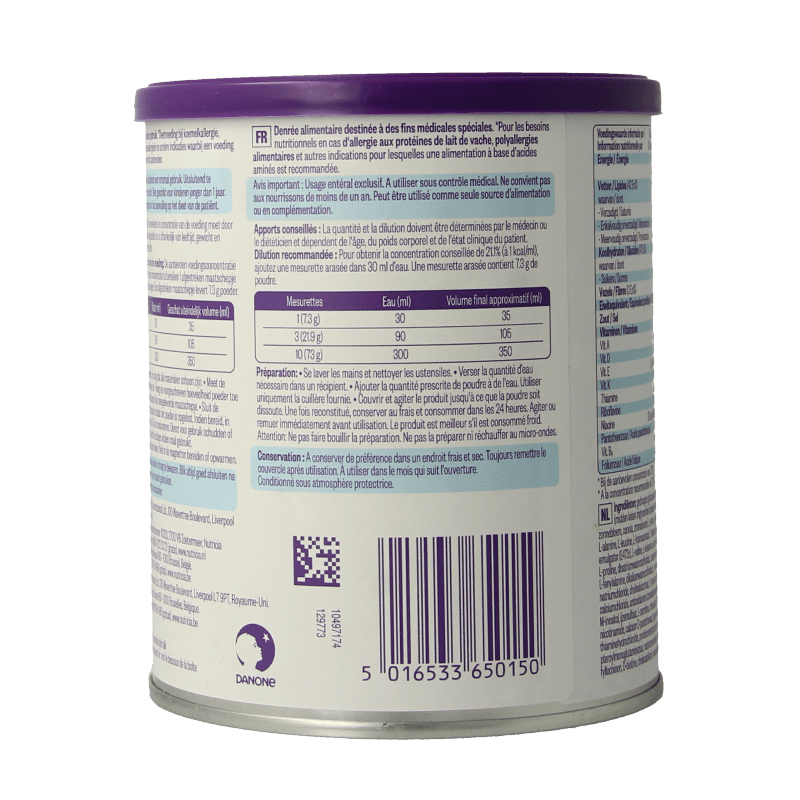 Neocate Junior neutraal 400 Gram - DrogistWereld