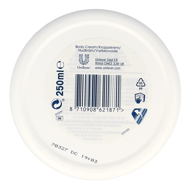 Neutral Body cream 250 Milliliter - DrogistWereld