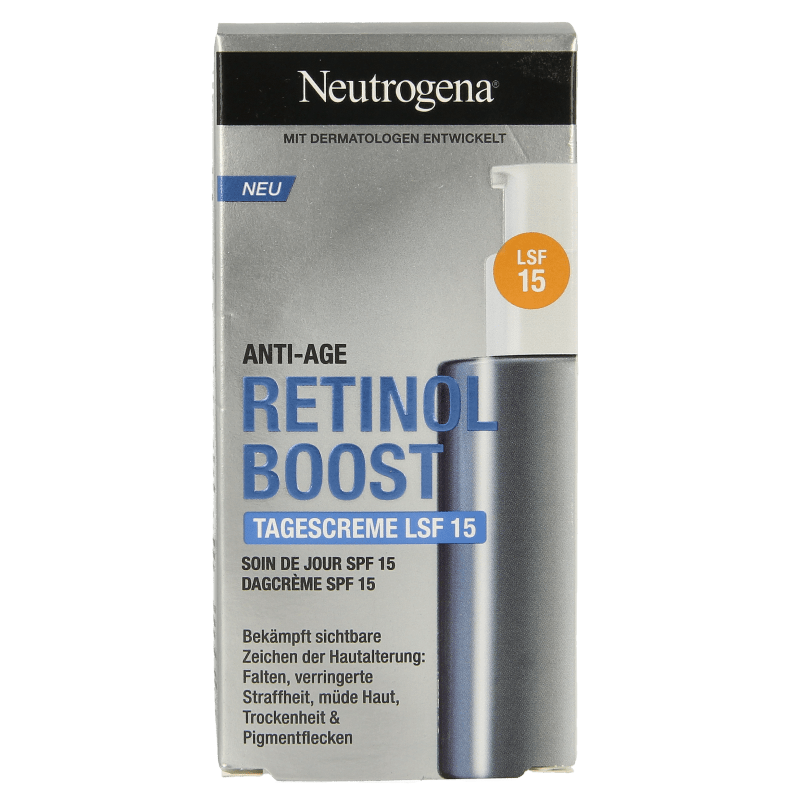Neutrogena Retinol boost day creme SPF15 50 Milliliter - DrogistWereld