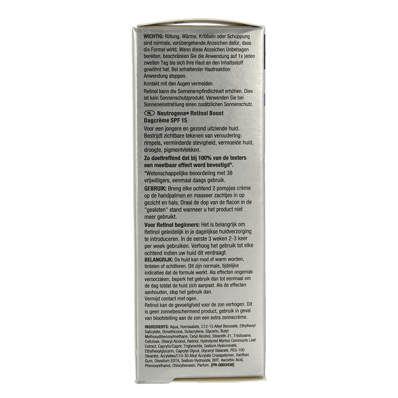 Neutrogena Retinol boost day creme SPF15 50 Milliliter - DrogistWereld