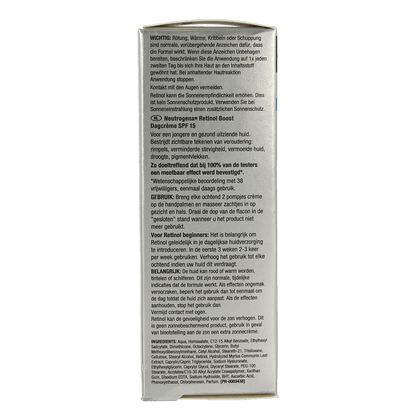 Neutrogena Retinol boost day creme SPF15 50 Milliliter - DrogistWereld