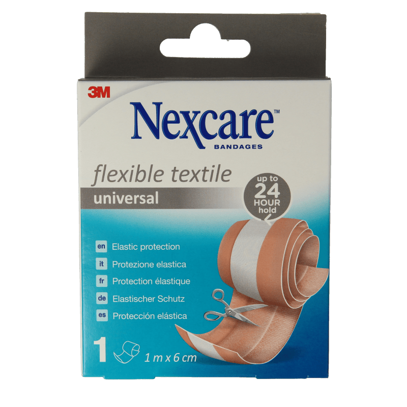 Nexcare Textile flexible 1mx6cm 1 Stuks - DrogistWereld