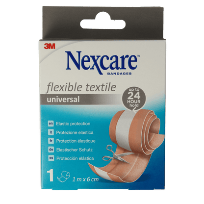 Nexcare Textile flexible 1mx6cm 1 Stuks - DrogistWereld