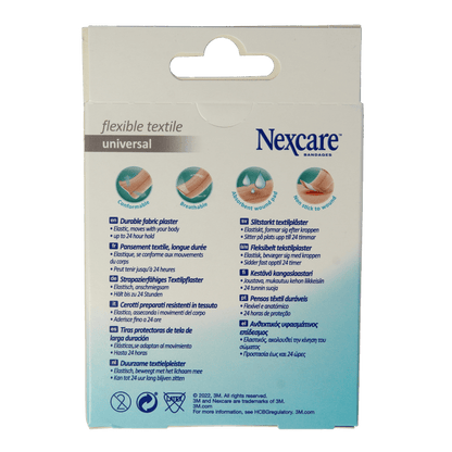 Nexcare Textile flexible 1mx6cm 1 Stuks - DrogistWereld