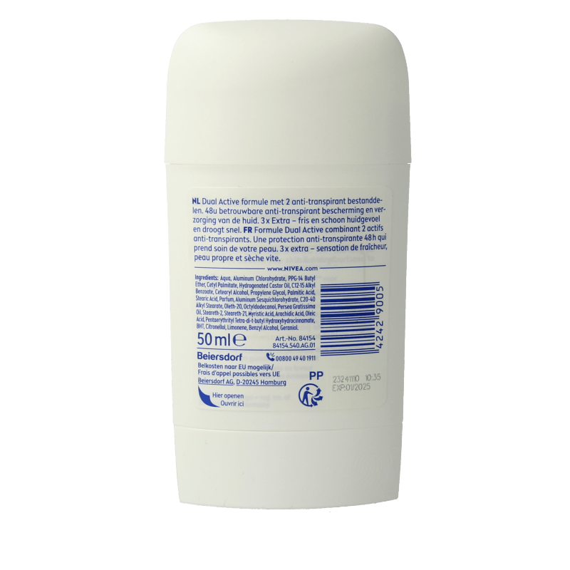 Nivea Deo dry comfort stick female 50 Milliliter - DrogistWereld