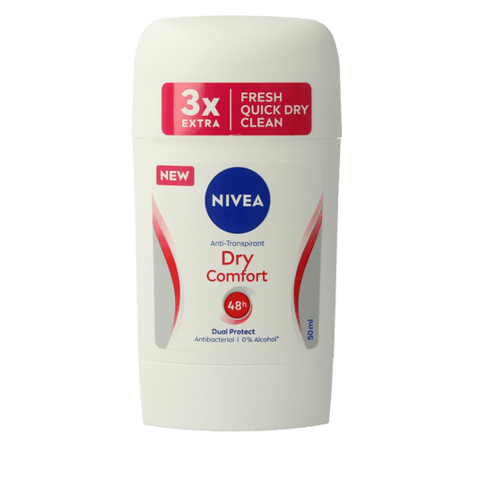 Nivea Deo dry comfort stick female 50 Milliliter - DrogistWereld