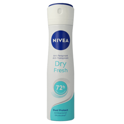 Nivea Deodorant dry fresh spray female 150 Milliliter - DrogistWereld