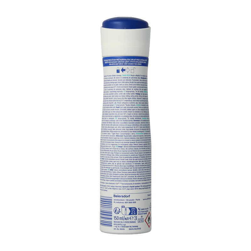 Nivea Deodorant spray fresh anti transpirant 150 Milliliter - DrogistWereld