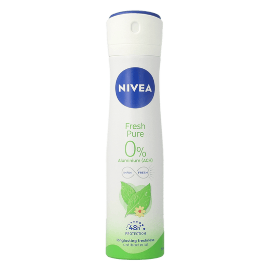 Nivea Deodorant spray fresh pure jasmine 150 Milliliter - DrogistWereld