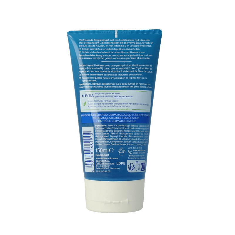 Nivea Essentials verfrissende reinigingsgel 150 Milliliter - DrogistWereld