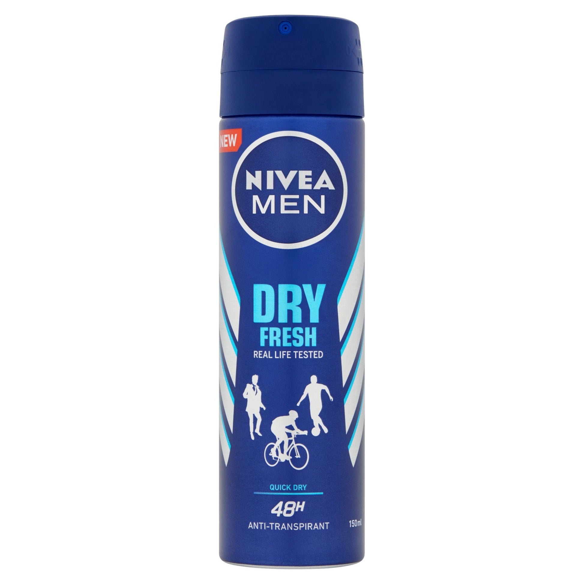 Nivea Men deodorant dry fresh spray 150 Milliliter - DrogistWereld