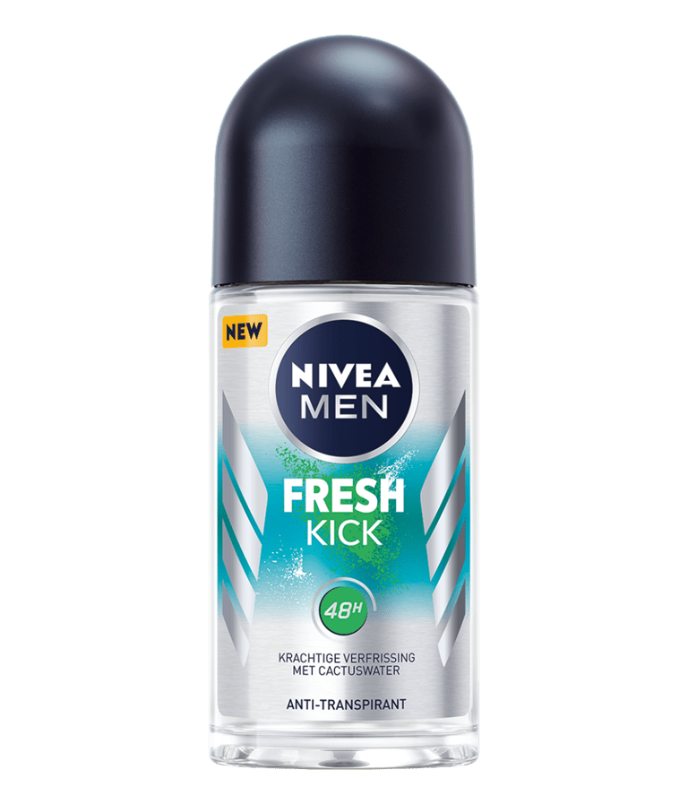 Nivea Men deodorant roller fresh kick 50 Milliliter - DrogistWereld