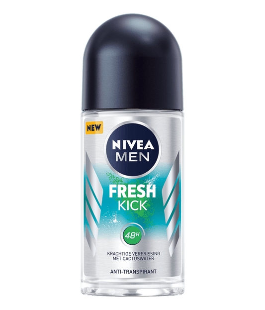 Nivea Men deodorant roller fresh kick 50 Milliliter - DrogistWereld