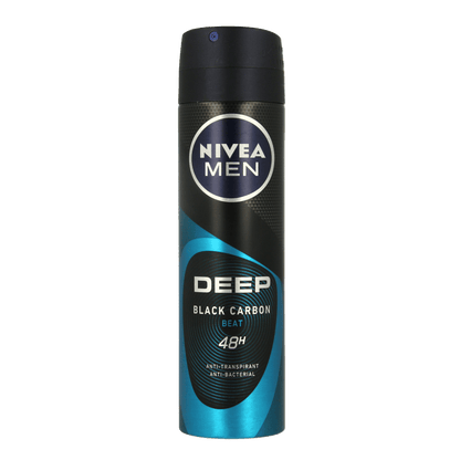 Nivea Men deodorant spray deep beat 150 Milliliter - DrogistWereld