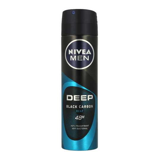 Nivea Men deodorant spray deep beat 150 Milliliter - DrogistWereld