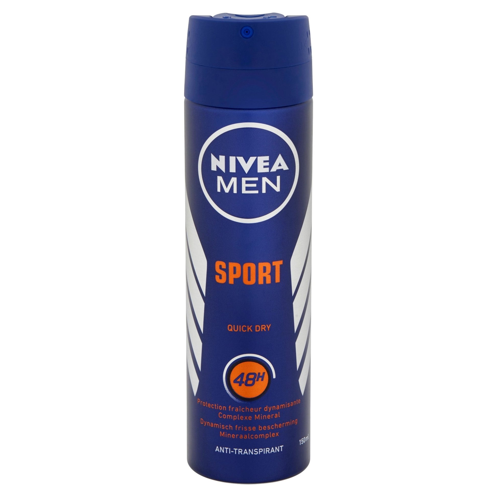 Nivea Men deodorant spray sport 150 Milliliter - DrogistWereld