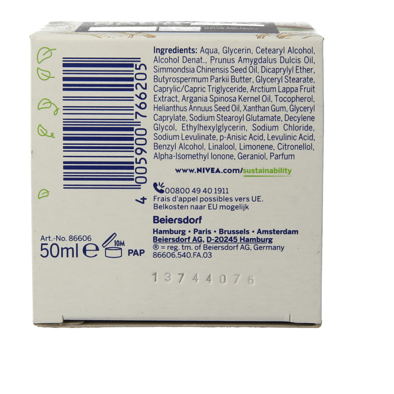 Nivea Naturally good nachtcreme anti - age 50 Milliliter - DrogistWereld