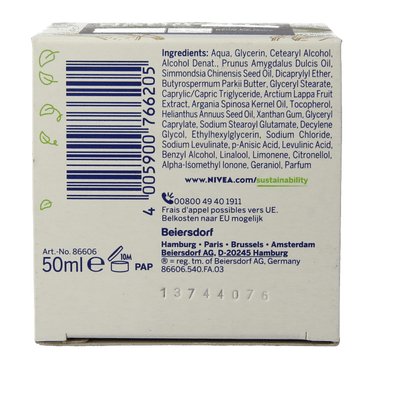 Nivea Naturally good nachtcreme anti - age 50 Milliliter - DrogistWereld