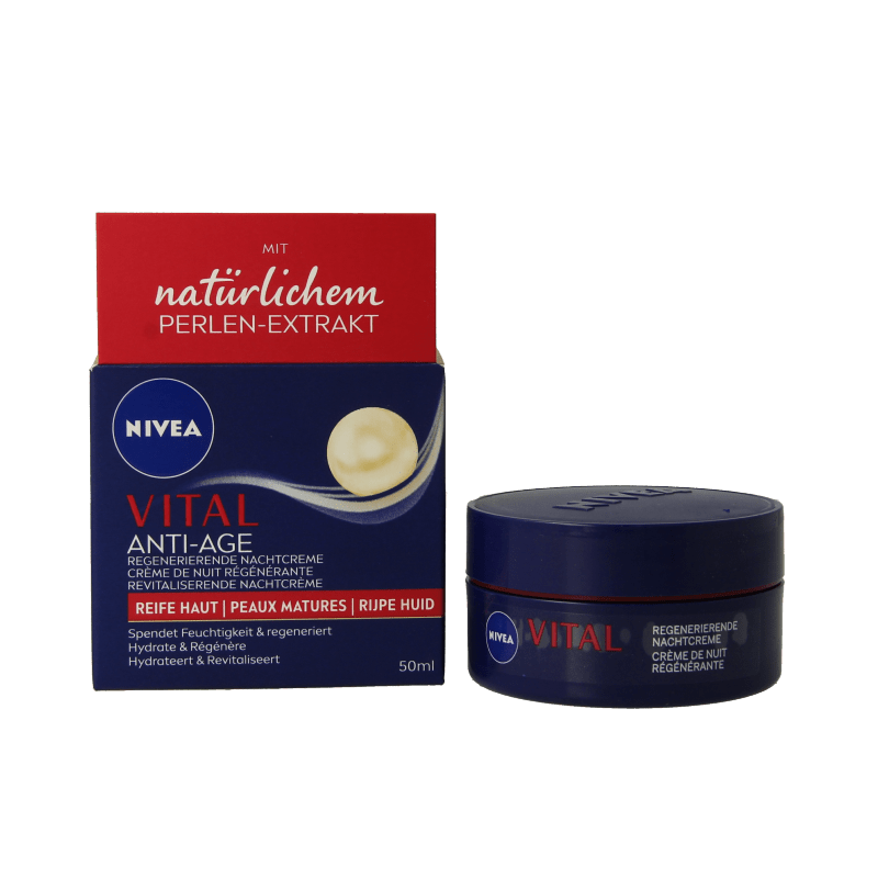 Nivea Vital revitaliserende nachtcreme 50 Milliliter - DrogistWereld