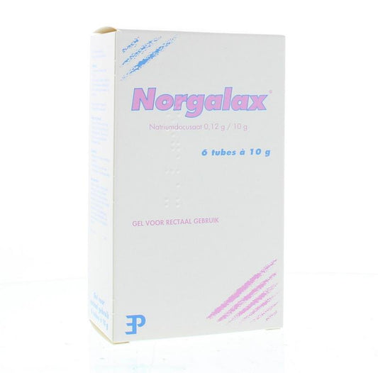 Norgalax Gel 10g 6st 6 Stuks - DrogistWereld