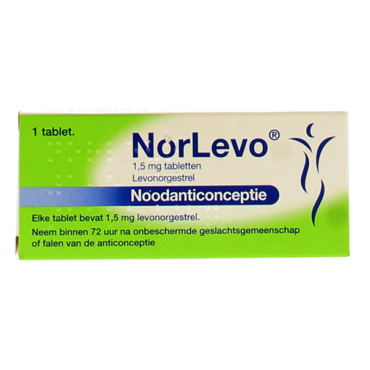 Norlevo Norlevo 1.50mg 1 Tabletten - DrogistWereld