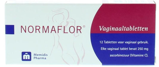 Normaflor Vaginale tabletten 12 Stuks - DrogistWereld