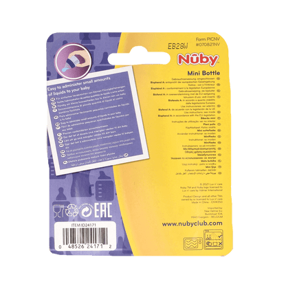 Nuby Mini flesje 15ml 0+ maanden 15 Milliliter - DrogistWereld