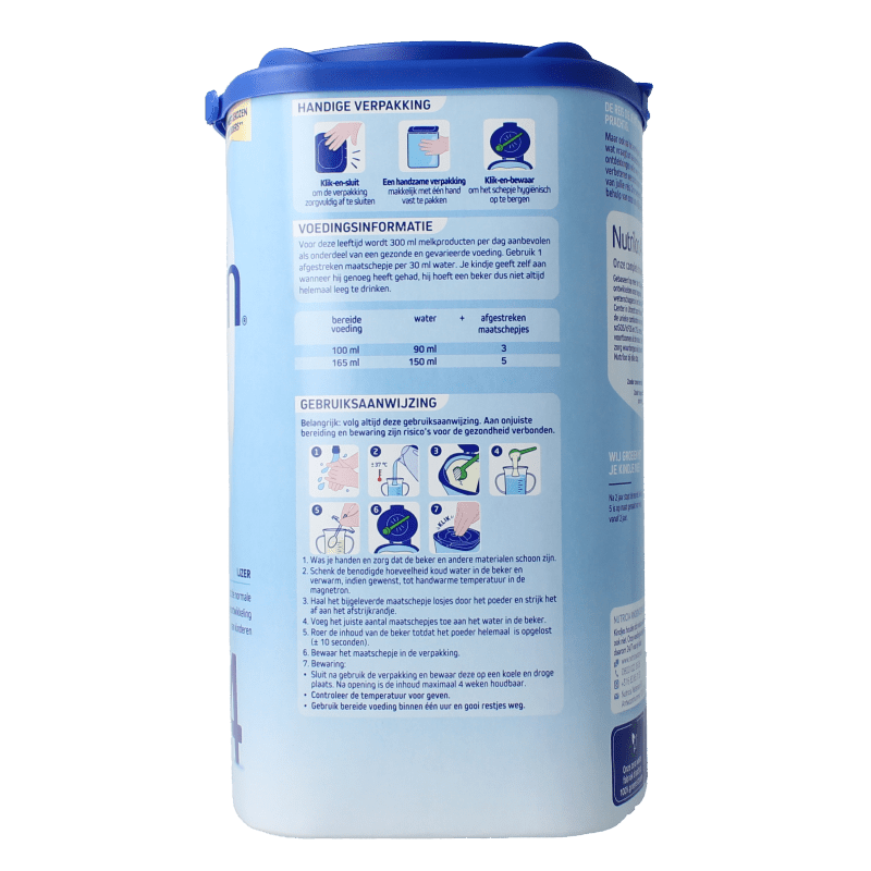 Nutrilon 4 Dreumes vanille poeder 800 Gram - DrogistWereld