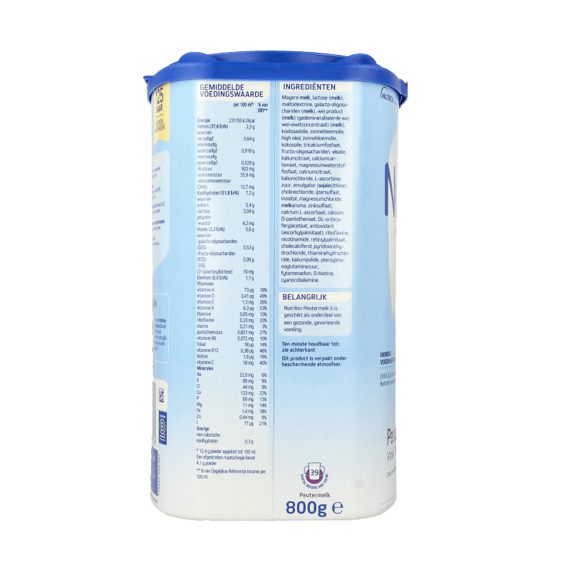 Nutrilon 5 Peuter groeimelk poeder 800 Gram - DrogistWereld