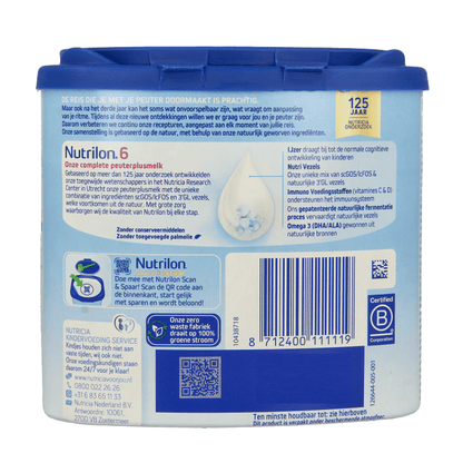 Nutrilon 6 Peutermelkplus melk poeder 400 Gram - DrogistWereld