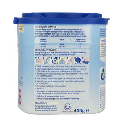 Nutrilon 6 Peutermelkplus melk poeder 400 Gram - DrogistWereld