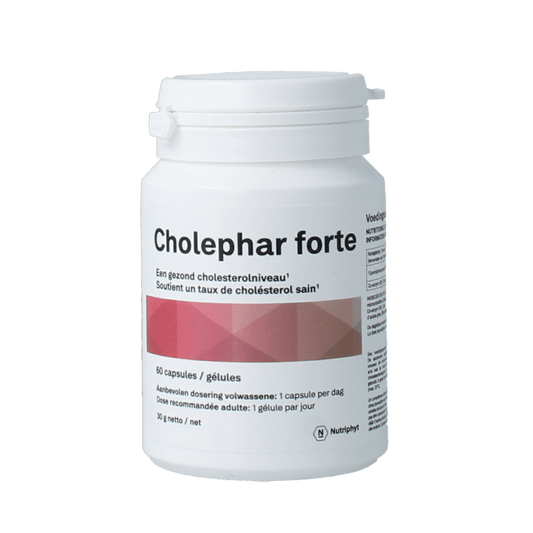 Nutriphyt Cholephar forte 60 Capsules - DrogistWereld