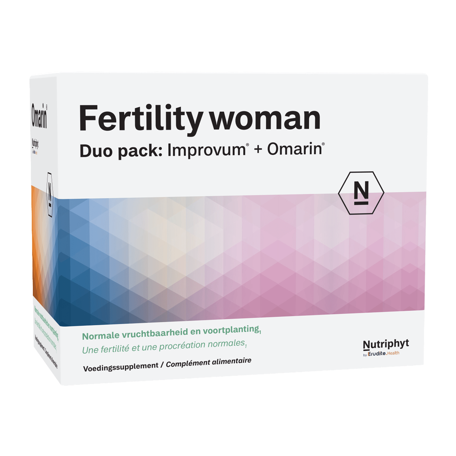 Nutriphyt Fertility woman duo 2 x 60 capsules 120 Capsules - DrogistWereld