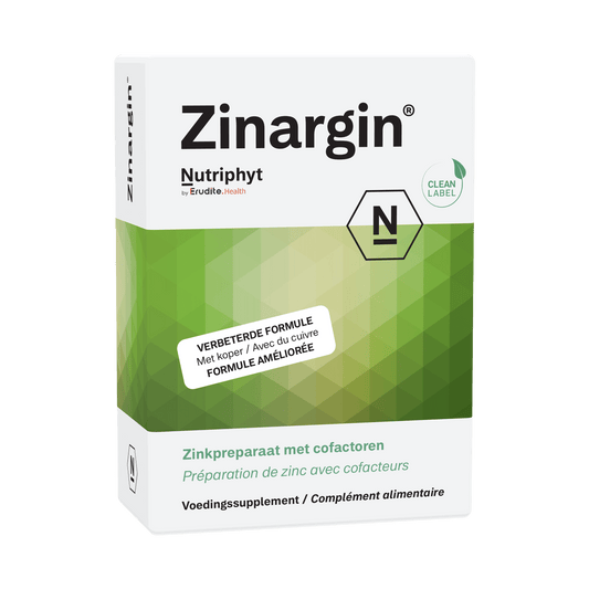 Nutriphyt Zinargin 60 Tabletten - DrogistWereld