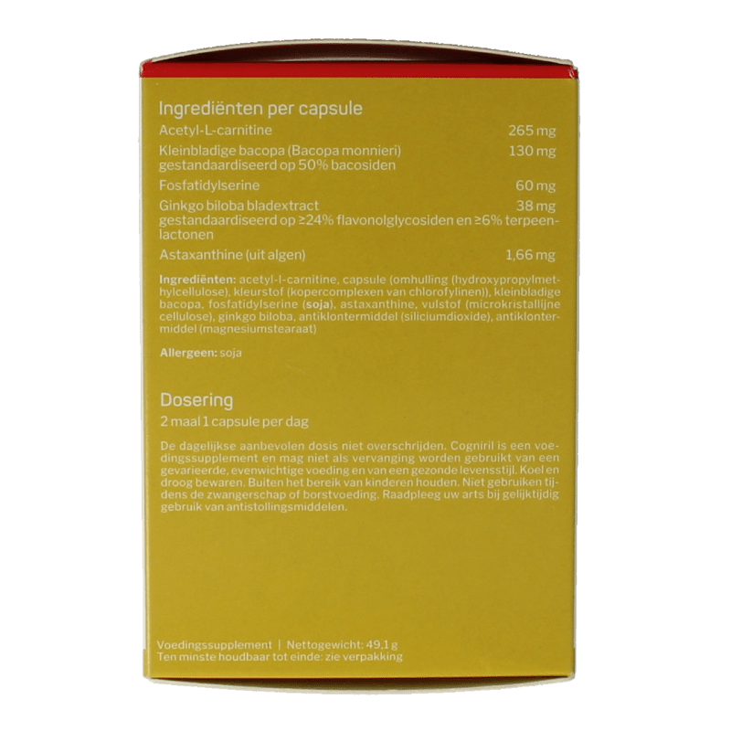 Nutrisan Cogniril 60 Capsules - DrogistWereld