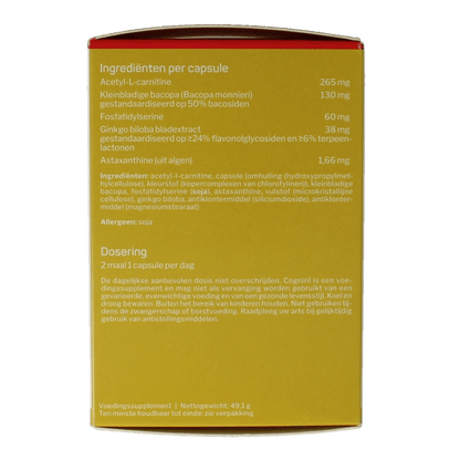 Nutrisan Cogniril 60 Capsules - DrogistWereld