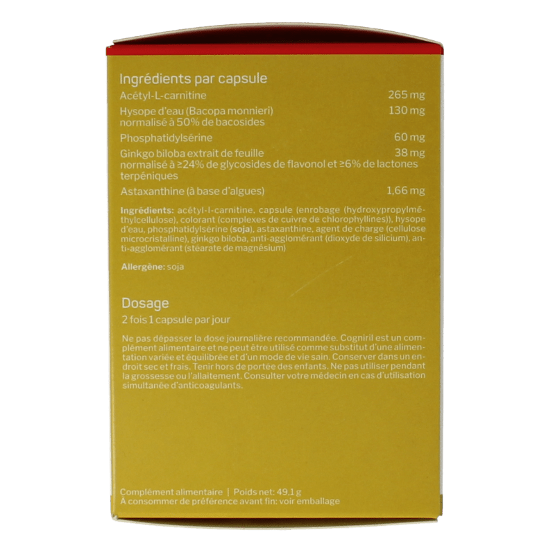 Nutrisan Cogniril 60 Capsules - DrogistWereld