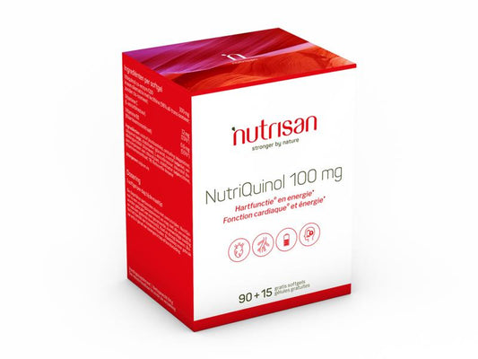 Nutrisan Nutriquinol 100 mg 105 Softgels - DrogistWereld