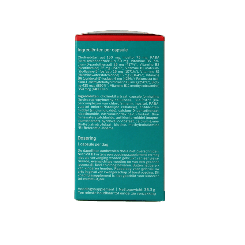 Nutrisan Nutrivit B forte 60 Capsules - DrogistWereld