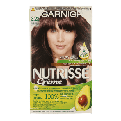 Nutrisse Nutrisse 3.23 violet donker bruin 1 Set - DrogistWereld