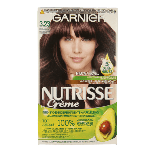 Nutrisse Nutrisse 3.23 violet donker bruin 1 Set - DrogistWereld