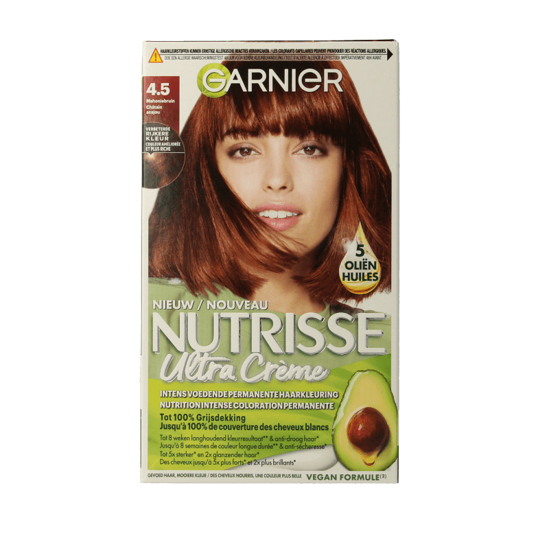 Nutrisse Nutrisse 4.5 mahoniebruin 1 Set - DrogistWereld