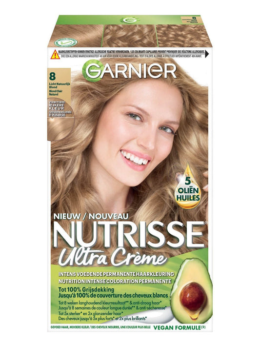 Nutrisse Nutrisse 8.0 blond vanille 1 Set - DrogistWereld